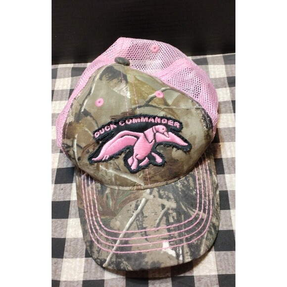 DUCK COMMANDER CAMOUFLAGE PINK MESH CAP HAT DUCK DYNASTY WOMENS LADIES SNAPBACK - Picture 15 of 16